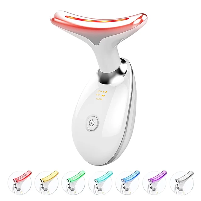 π 7-Color Face & Neck Lifting Beauty DeviceπΈ Tighten, Brighten & Rejuvenate Your Skin with Smart LED Therapy - Image 7